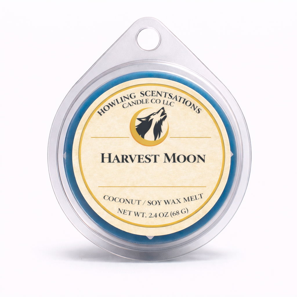 Harvest Moon – Coconut Soy Wax Melts (Spiced Fruit & Warm Woods)