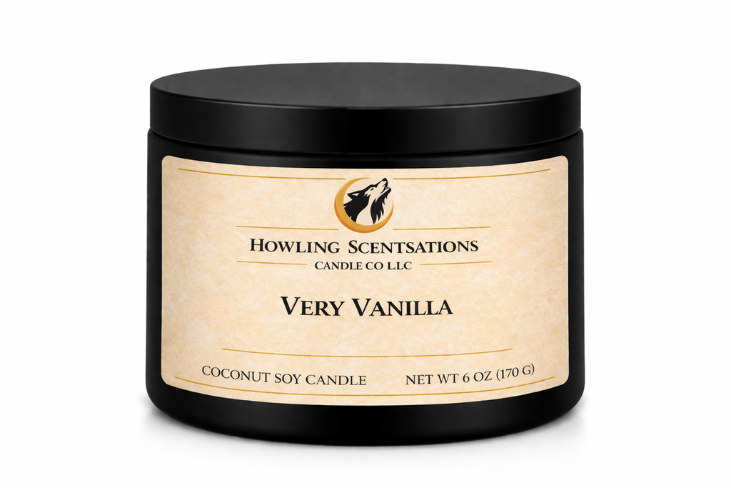 Vanilla Moon – 6 oz Coconut Soy Candle (Sweet Vanilla Candle)