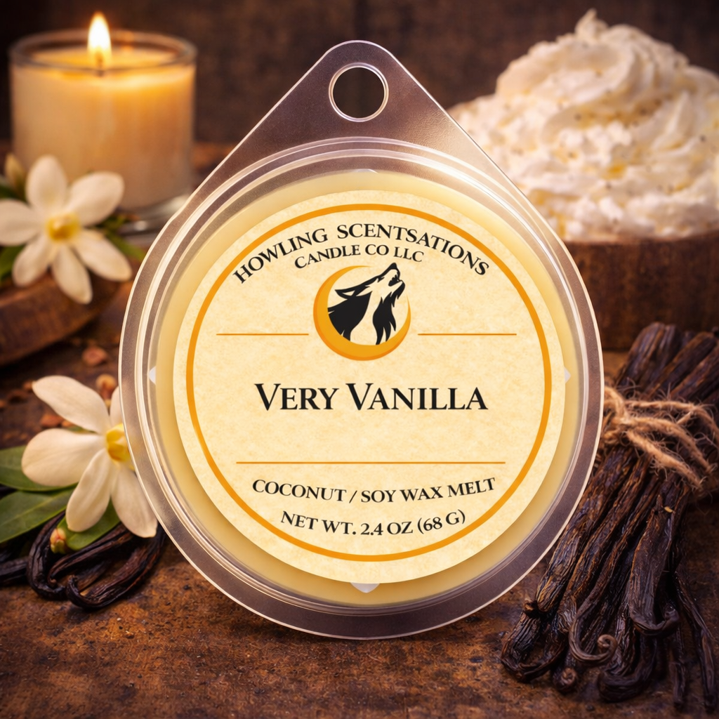 Vanilla Moon – Coconut Soy Wax Melts (Sweet Vanilla Dessert)